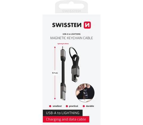 Swissten 71551060 USB A/Lightning, 9,7cm