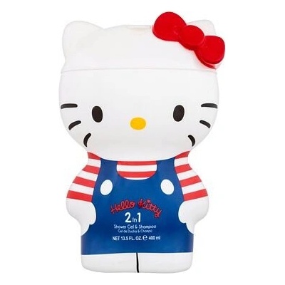 Hello Kitty Hello Kitty 2in1 Shower Gel & Shampoo sprchovací gél 400 ml