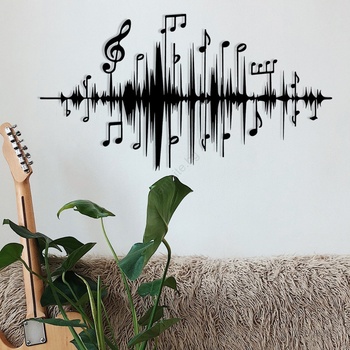 Asir Декорация за стена 69x37 см бележки метал (AS1962)