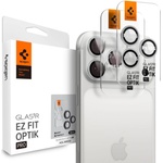 Spigen Протектор - Камера (2 бр. ) - iPhone 17 Pro / Pro Max / 16 Pro / Pro Max / 15 Pro / Pro Max / 14 Pro / Pro Max - Spigen Optik. tR EZ Fit Pro - Сребрист