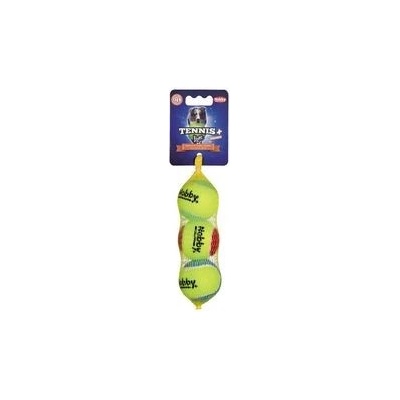 Nobby hračka pro psa 3 tenisáky pískací průměr 5,5 cm
