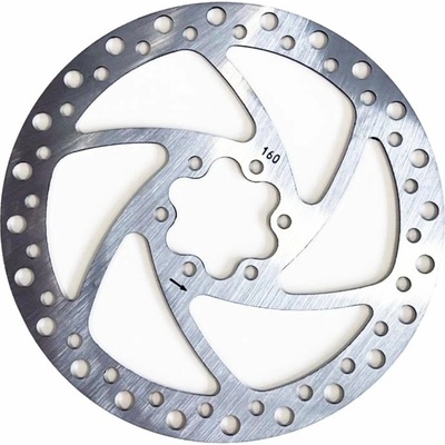 ENGWE Brzdový kotouč 160mm stříbrná – Zboží Mobilmania