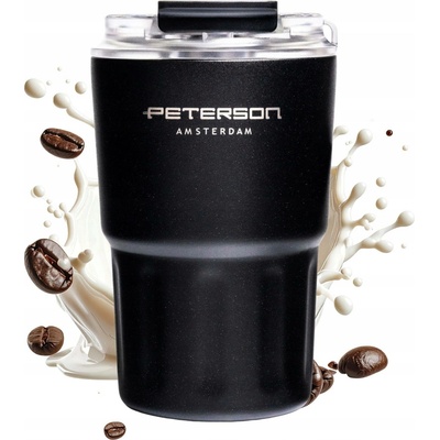 Peterson termohrnek 360 ml černý