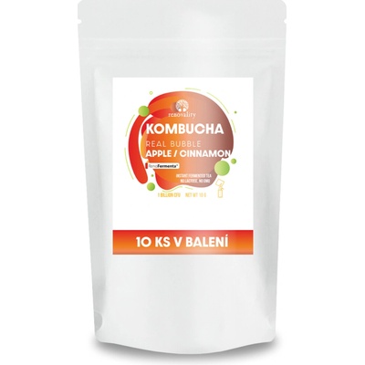 Renovality Kombucha Real Bubble Apple/Cinnamon 10 x 10 g