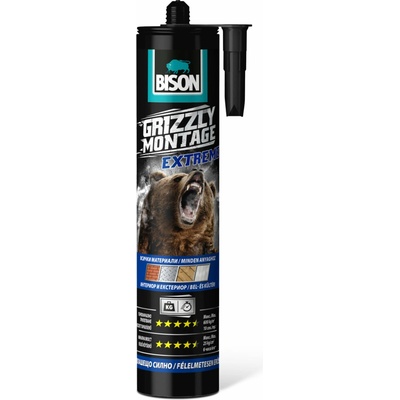 BISON Grizzly extrémne silné montážne lepidlo, 435 g