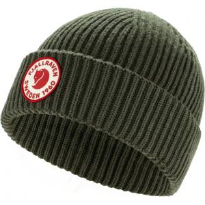 Fjällräven Зимна шапка (beanie) Fjällräven 1960 Lite Logo Hat Beanie - Deep Forest - размер One Size (904-5452-0211)