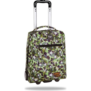 COOLPACK Ученическа раница на колела CoolPack Compact Army Stars (E86521)