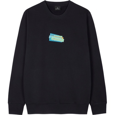 Блуза PS Paul Smith Men's Block Crew-Neck Crew Sweatshirt - Blue 49