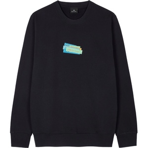 Paul Smith Блуза PS Paul Smith Mens Block Crew-Neck Crew Sweatshirt - Blue 49