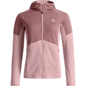 Ortovox Дамско вълнено яке Ortovox Women's Fleece Light Grid Hoody Fleece jacket - Dawn Rose (105-7299-0112)