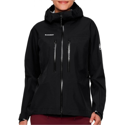 Mammut Дамско водоустойчиво яке Mammut Women's Taiss Hardshell Hooded Jacket Waterproof jacket - Black (102-4976-0113)