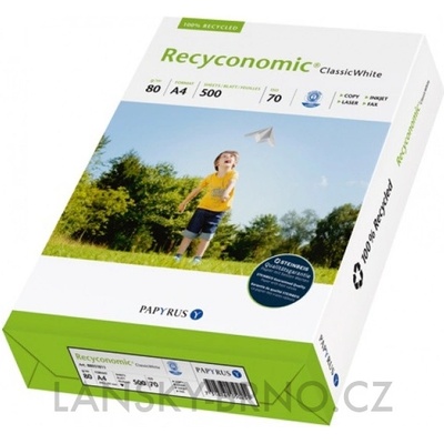 Recyklovaný A4, 80g, 500 listů