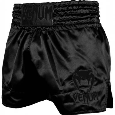 Venum šortky na thajský box Classic černá/černá