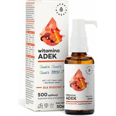 Aura Herbals Vitamín ADEK pre rodinu MCT kvapky 50 ml