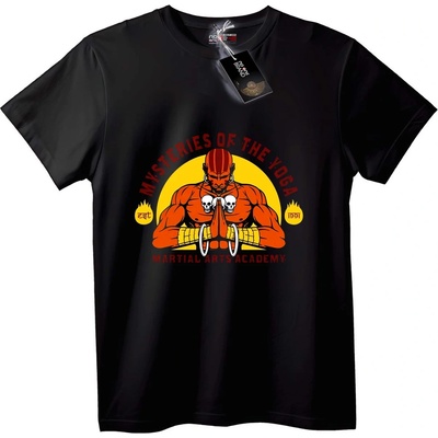 NOONEBRAND Тениска Тайни на Йога Бойни Изкуства - XS, Black