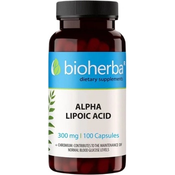 Image 1 of Bioherba Alpha Lipoic Acid 200 mg [100 капсули]