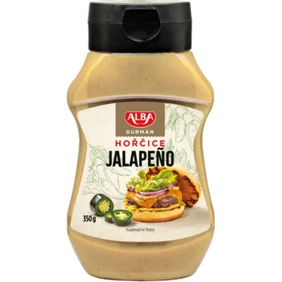 Alba Gurmán Hořčice jalapeňo 350 g – Zboží Dáma