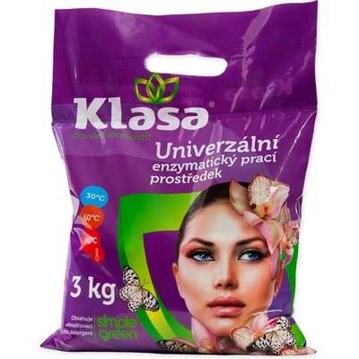 Klasa Enzymatický prací prášok 3 kg