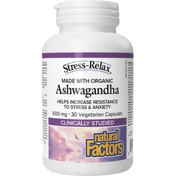 Image 1 of Natural Factors Ashwagandha Stress-Relax 600 mg | with KSM-66 [30 капсули]
