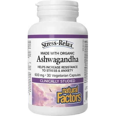 Natural Factors Ashwagandha Stress-Relax 600 mg | with KSM-66 [30 капсули]