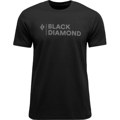 Black Diamond Мъжка тениска Black Diamond Mini Stacked S/S Tee T-shirt - Black (216-5242-0112)