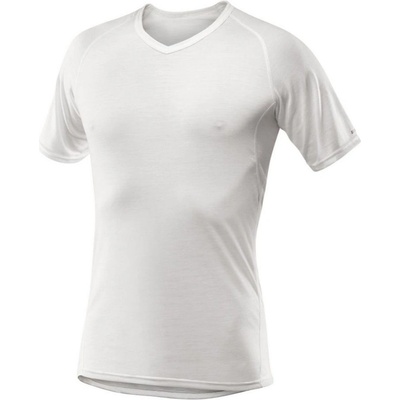 Devold Breeze Man T-Shirt V-Neck off white antracite