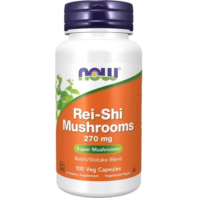 Rei-Shi Huby 270 mg Now Foods 100 kapsúl