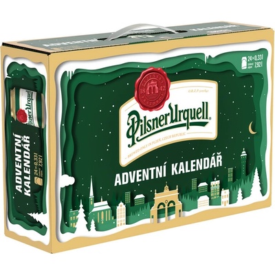 Pilsner Urquell Pivo adventní kalendář 24 x 330 ml