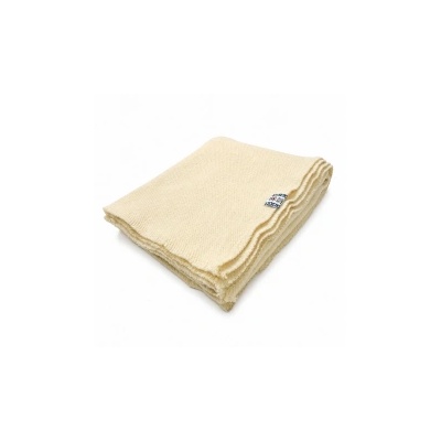 Interblanket Одеяло От 100% Натурална Мерино Вълна 150 × 200 См - Естествен Цвят На Вълната | Меко, Топло И Дишащо
