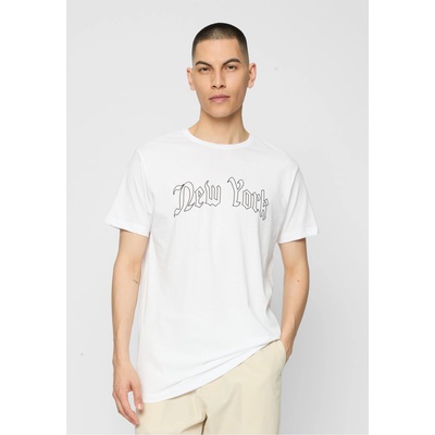 Mister Tee Тениска New York Wording Tee white XLUB-MT2563-00220 - Тъмносив, размер XL