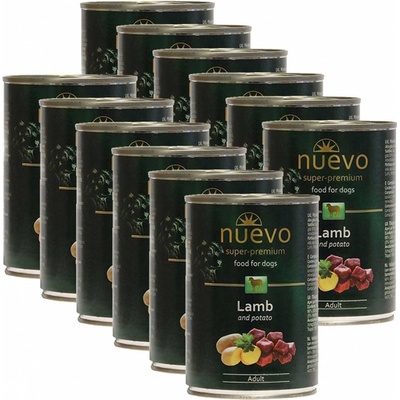 Nuevo Dog Adult Lamb & Potato 12 x 400 g