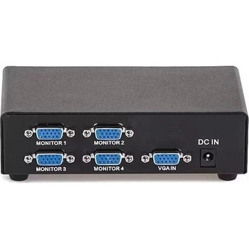 Image 1 of VCOM Сплитер VCom - DD134, VGA/4xVGA, черен (DD134)