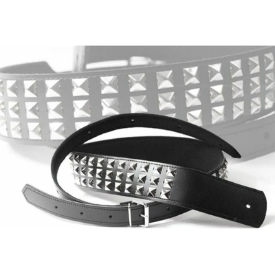 Black & metal пирамидален колан 3- pas-172