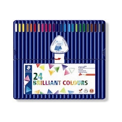 STAEDTLER Цветни моливи Ergosoft ass (24) (157 SB24)