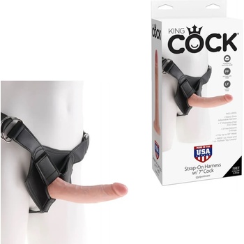 Пенис колан с реалистично дилдо, 17, 8см. - Strap-on Harness Cock (PIPE562221)