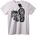 NOONEBRAND Тениска Твоят свят Скок - XL, Black