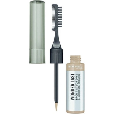 Rimmel permanentná farba na obočie Wonder`last 002 Soft Brown 4,5 ml