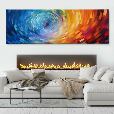 Obraz na plátně - Mizící v jiném světě, Abstrakce FeelHappy.cz Vyberte rozměr obrazu (šířka x výška): 60 x 20 cm