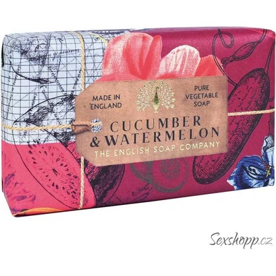 English Soap Company tuhé mydlo Uhorka a Melón 190 g