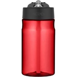 Thermos Спортна бутилка със сламка, 350 мл, червена (320142)