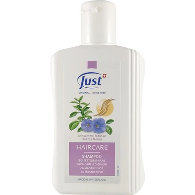 Just šampon na mastné vlasy lněné semínko & meduňka 250 ml