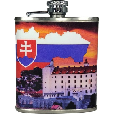 Ploskačka nerezová Slovakia 180 ml