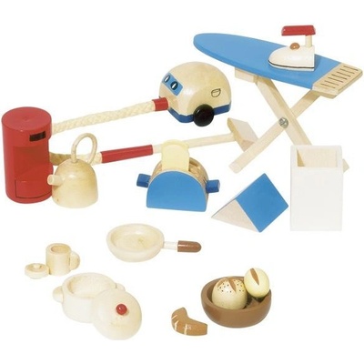 Goki Dřevěné doplňky do domečku pro panenky