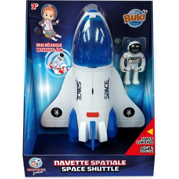 Buki France Детска играчка Buki Space Junior - Космически кораб, със звуци и светлини (BK63112)