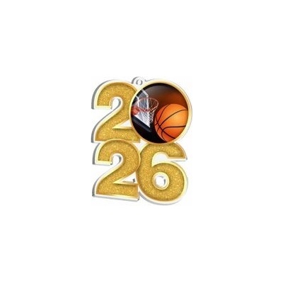 Poháry Bauer Akrylátová medaile MDA2026M06 Basketball