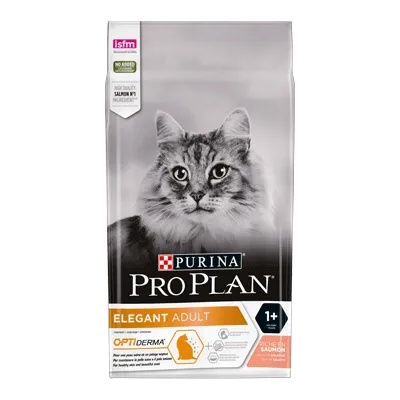 Purina Pro Plan Elegant Sаlmon със сьомга, за красива козина /3 разфасовки