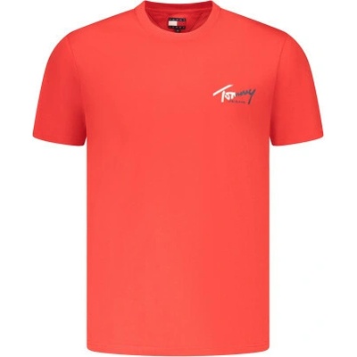 Tommy Hilfiger Pánské tričko s krátkým rukávem Red