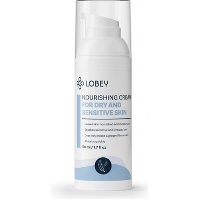 Lobey Classic Vyživující krém na suchou a citlivou pleť 50 ml