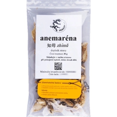 Pragon Anemaréna Zhimu Anemarrhenae rhizoma 30 g