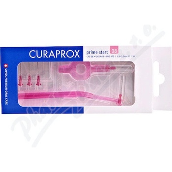 Curaprox CPS 08 Prime Start medzizubné kefky 5 ks + držiaky UHS 409 a UHS 470